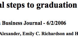 A close up of the title page for a journal