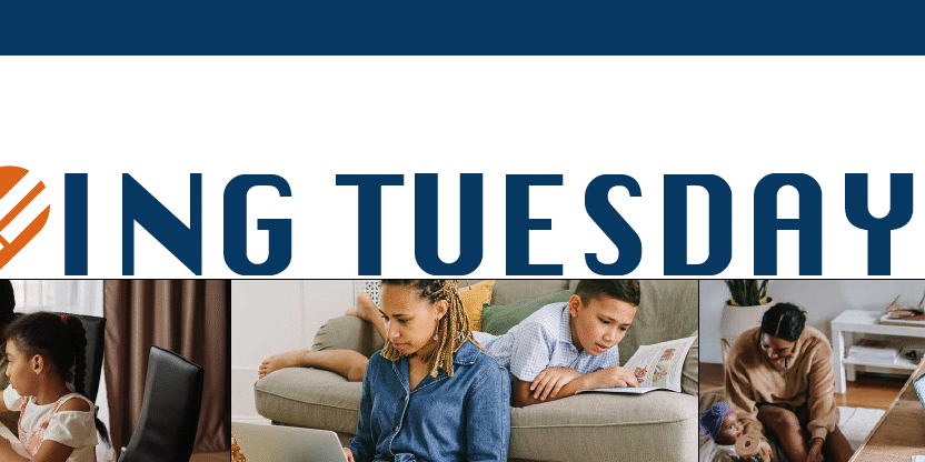 A couple of people sitting on top of a couch.