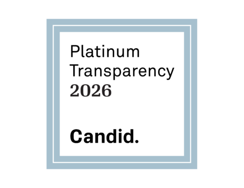 Blue-framed poster reading Platinum Transparency 2026